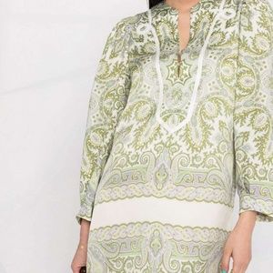 Sandro Paisley Tunic Dress